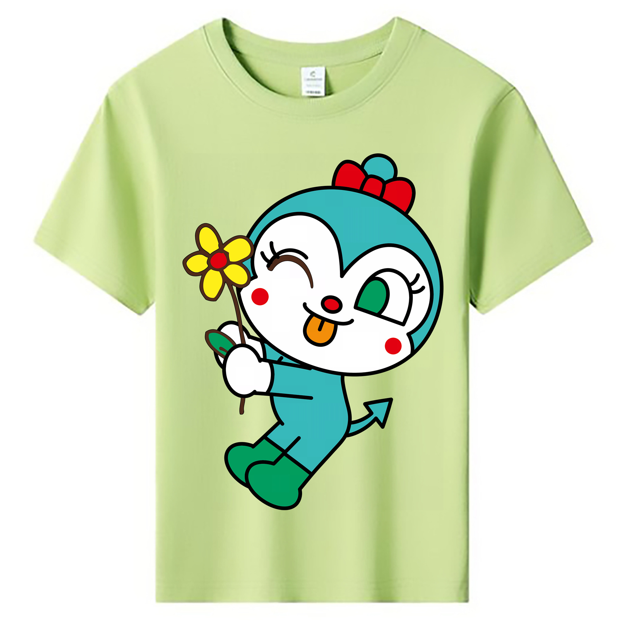 （画像用） アンパンマン Anpanman 綿100％キッズTシャツ（フロントプリント）
